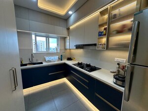 Kitchen in 3 BHK Apartment at Prestige Fairfield, Rmv 2nd Stage – for Rent