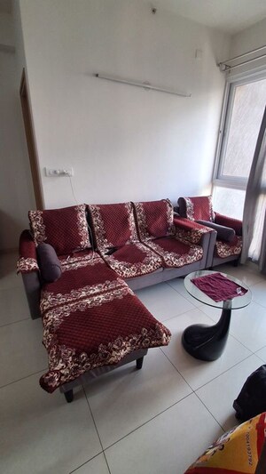 Living Room in 3 BHK Apartment at Godrej Royale Woods, Devanahalli – for Rent