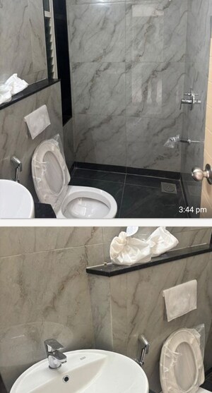 Bathroom in 3 BHK Apartment at MICL Aaradhya Prime Park, Mira Road – for Rent