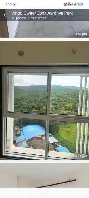 Balcony in 3 BHK Apartment at MICL Aaradhya Prime Park, Mira Road – for Rent