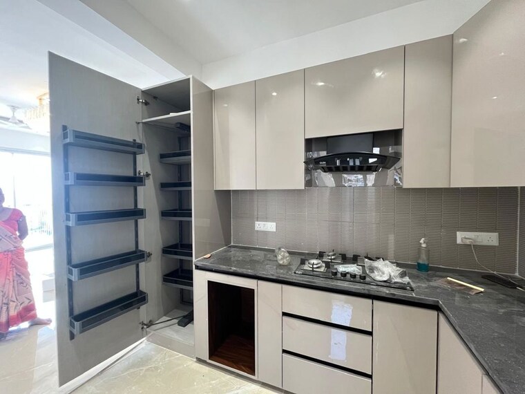 Kitchen, alpine-aigin-royal 3 Bedroom 1825 Sq.Ft. Apartment In Sector 1 Greater Noida Greater Noida 10714667