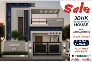 3 BHK Independent House – Exterior View View at Hudkeshwar bk - for Sale