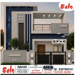 3 BHK Independent House For Sale in Hudkeshwar bk