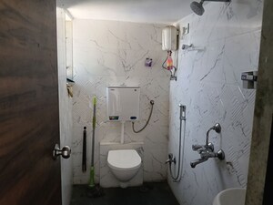 Bathroom in 1 BHK Apartment at Shree Ostwal Horizon, Mira Road – for Rent