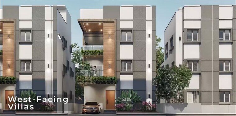 Exterior View, kokapet 4 Bedroom 3305 Sq.Ft. Villa In Kokapet Hyderabad 10703264