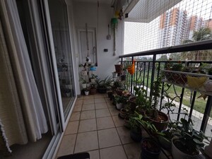 Balcony in 3 BHK Apartment at Prestige Misty Waters Vista Towers, Hebbal – for Rent