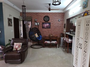 Living Room in 3 BHK Apartment at Prestige Misty Waters Vista Towers, Hebbal – for Rent