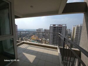 Balcony in 3 BHK Apartment at Mahindra Eden, Kanakapura Road – for Rent