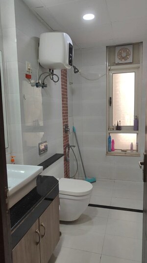 Bathroom in 3.5 BHK Apartment at Jaypee Kalypso Court, Sector 128 – for Rent