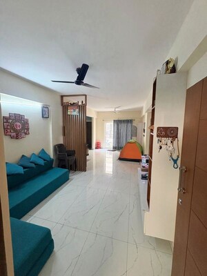 Living Room in 2 BHK Apartment at SLV Elanza, Sampigehalli – for Sale