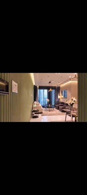 Living Room in 2 BHK Apartment at Neelam Senroofs Nahur, Nahur East – for Sale