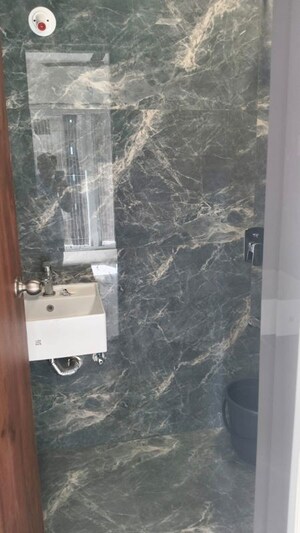 Bathroom in 1 BHK Apartment at Vridavan Elite, Vikhroli East – for Rent