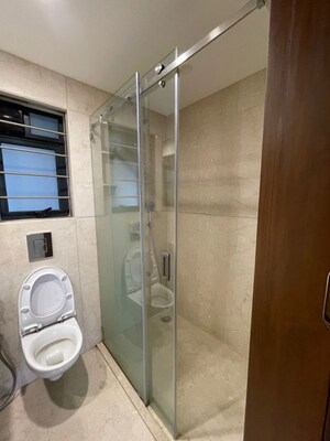 Bathroom in 2 BHK Apartment at Godrej Platinum Mumbai, Vikhroli East – for Rent