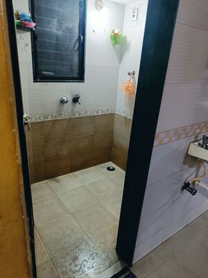 Bathroom in 1 BHK Apartment at Shanti Dham, Kalyan West – for Rent