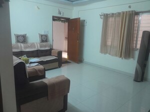 Living Room in 3 BHK Builder Floor at Nri Layout – for Rent
