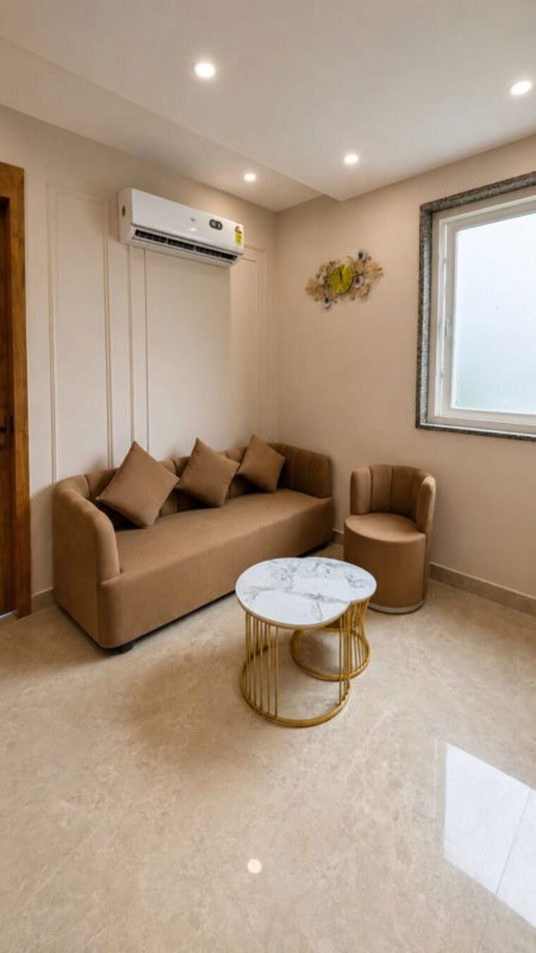 Living Room, sushant lok i 1 Bedroom 600 Sq.Ft. Builder Floor In Sushant Lok I Gurgaon 10714930