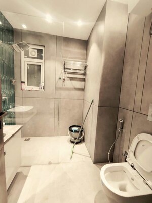 Bathroom in 4 BHK Builder Floor at Ansal Plaza Sector-23, Sector 23 – for Rent