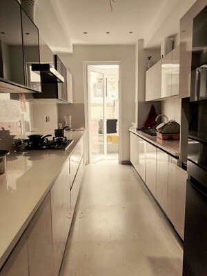Kitchen in 4 BHK Builder Floor at Ansal Plaza Sector-23, Sector 23 – for Rent