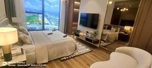 Living Room in 2 BHK Apartment at Ajmera Manhattan, Bhakti Park – for Sale