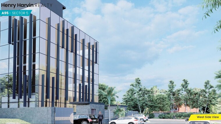 Exterior View, sector 5 Commercial Office Space 4500 Sq.Ft. In Sector 5 Noida 10714938