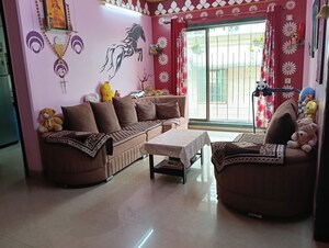 Living Room in 3 BHK Apartment at Om Heritage Kalyan, Kalyan West – for Sale