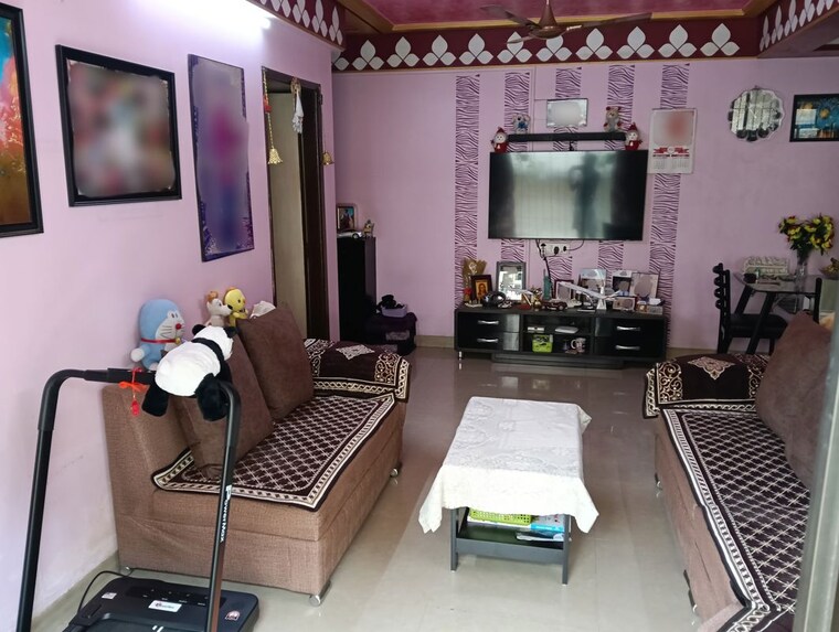 Living Room, om-heritage-kalyan 3 Bedroom 1300 Sq.Ft. Apartment In Kalyan West Thane 10714979