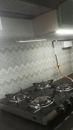 Bathroom in 1 BHK Apartment at Lodha Casa Viva, Majiwada – for Rent