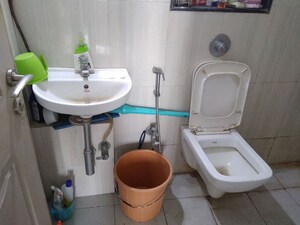 Bathroom in 2 BHK Apartment at Puranik City Reserva, Ghodbunder Road – for Rent