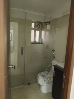 Bathroom in 3 BHK Builder Floor at Jasola – for Rent