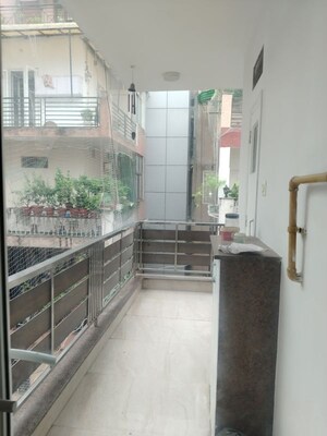 Balcony in 3 BHK Builder Floor at Jasola – for Rent