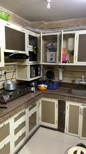 Kitchen in 3 BHK Apartment at Abul Fazal Enclave Part 1 – for Sale