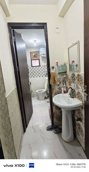 Bathroom in 3 BHK Apartment at Abul Fazal Enclave Part 1 – for Sale