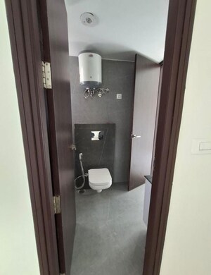 Bathroom in 4 BHK Apartment at Dhakoli – for Rent