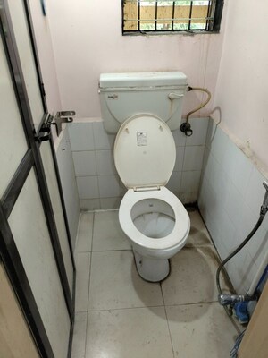 Bathroom in 1 BHK Apartment at Vijay Nagari Annex, Waghbil – for Rent