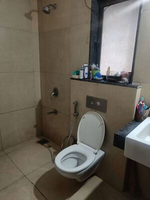 Bathroom in 1 BHK Apartment at Jeenaam Adiraj Ascent , Nalasopara East – for Rent