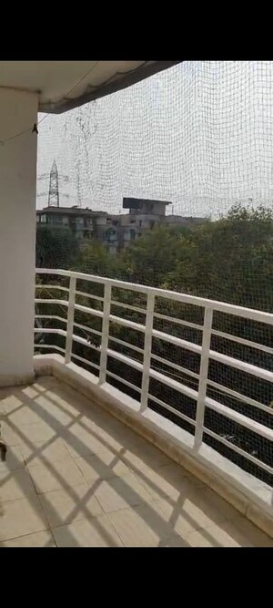 Balcony in 3 BHK Apartment at Mapsko Krishna Apra Gardens, Vaibhav Khand – for Rent