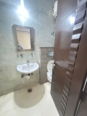 Bathroom in 1 BHK Builder Floor at Chattarpur – for Rent