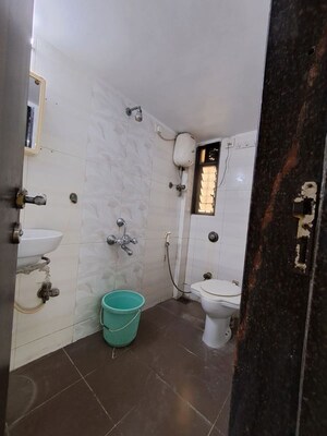 Bathroom in 3 BHK Apartment at Raja Shri Sapta Ratna Chs, Sunder Nagar – for Rent