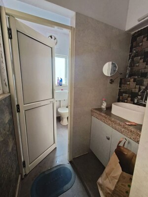 Bathroom in 1 BHK Builder Floor at East Of Kailash – for Rent