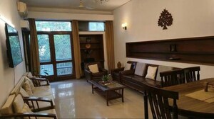 Living Room in 2 BHK Builder Floor at Defence Colony – for Rent