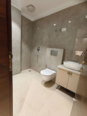 Bathroom in 3 BHK Builder Floor at Saket – for Rent