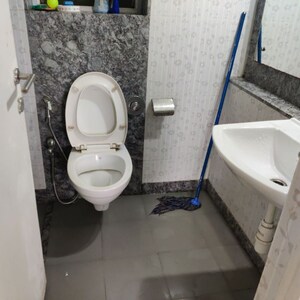 Bathroom in 2 BHK Apartment at Kalpataru Hills, Manpada – for Rent