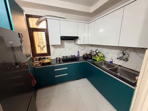 Kitchen in 3 BHK Builder Floor at Sector 14 – for Rent