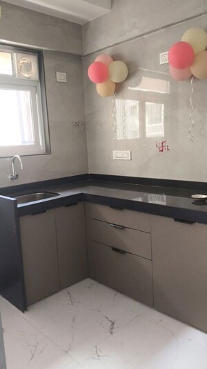 Kitchen in 1 BHK Apartment at Varindavan CHS, Vikhroli East – for Rent