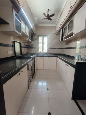 Kitchen in 2.5 BHK Apartment at Flower Valley Complex, Khopat – for Rent