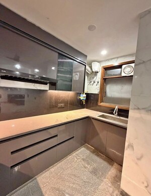 Kitchen in 3 BHK Builder Floor at Rajouri Garden – for Rent