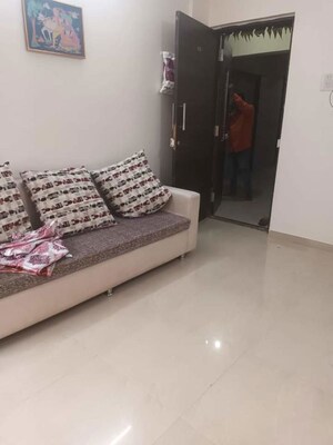 Living Room in 1 BHK Apartment at Neelkanth Sparkle, Ghansoli – for Rent