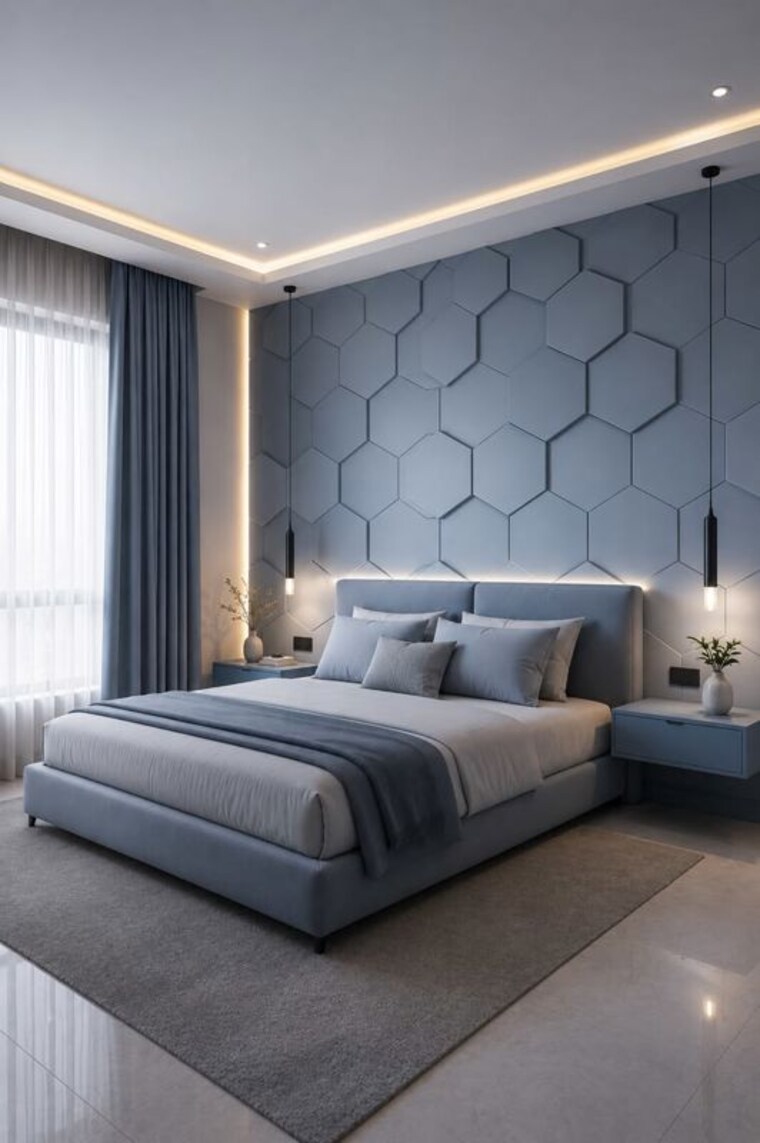 Bedroom, signature-global-twin-tower-dxp 3 Bedroom 2650 Sq.Ft. Apartment In Sector 84 Gurgaon 10715421