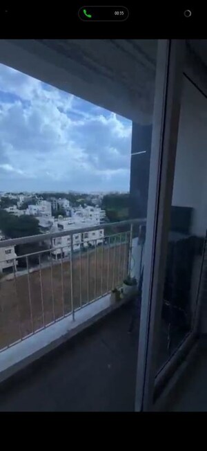 Balcony in 2 BHK Apartment at Mittal Elanza, Yelahanka – for Rent