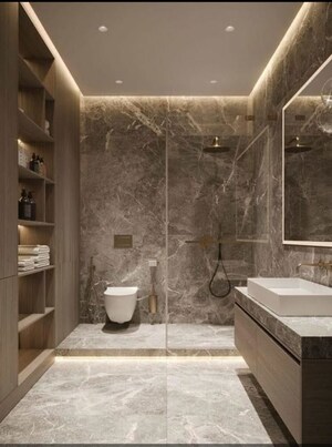 Bathroom in 4 BHK Apartment at Signature Global Twin Tower DXP, Sector 84 – for Sale